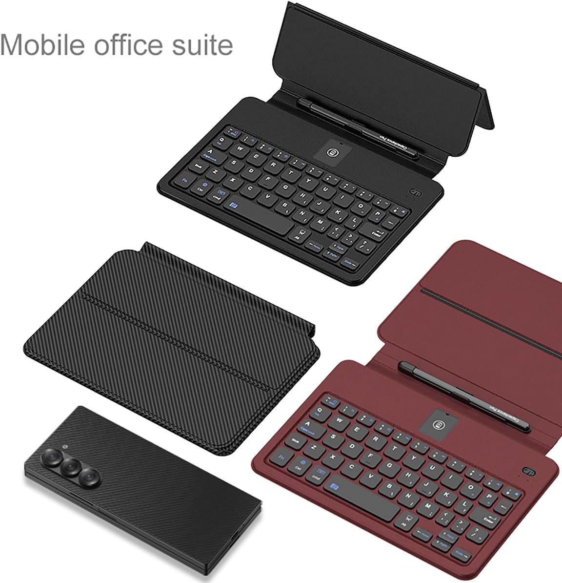 Coque Kit Tastiera per Galaxy Z Fold 7 - Fibra di Carbonio - immagine 7