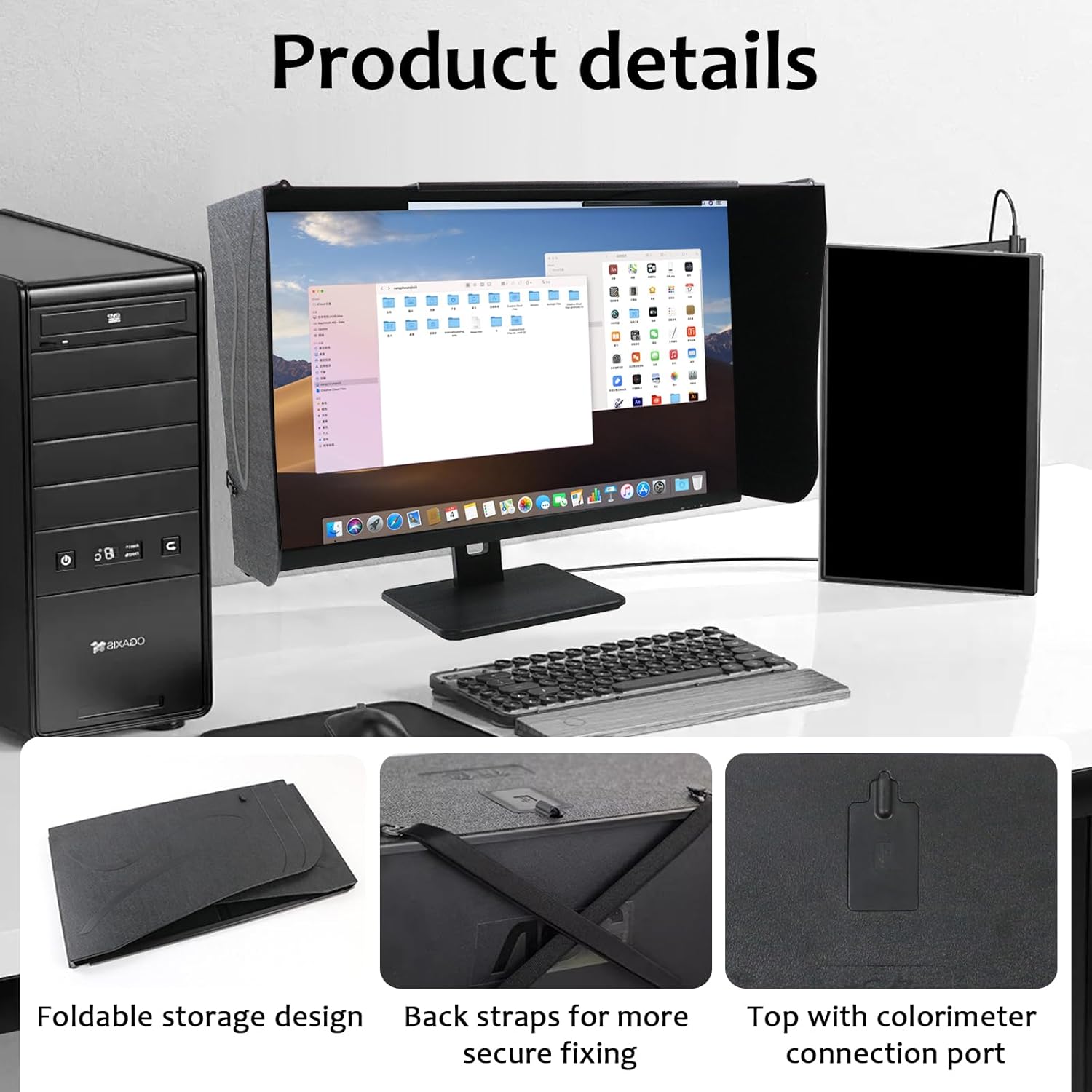 Parasole per Monitor Computer 24-32 Pollici - immagine 5
