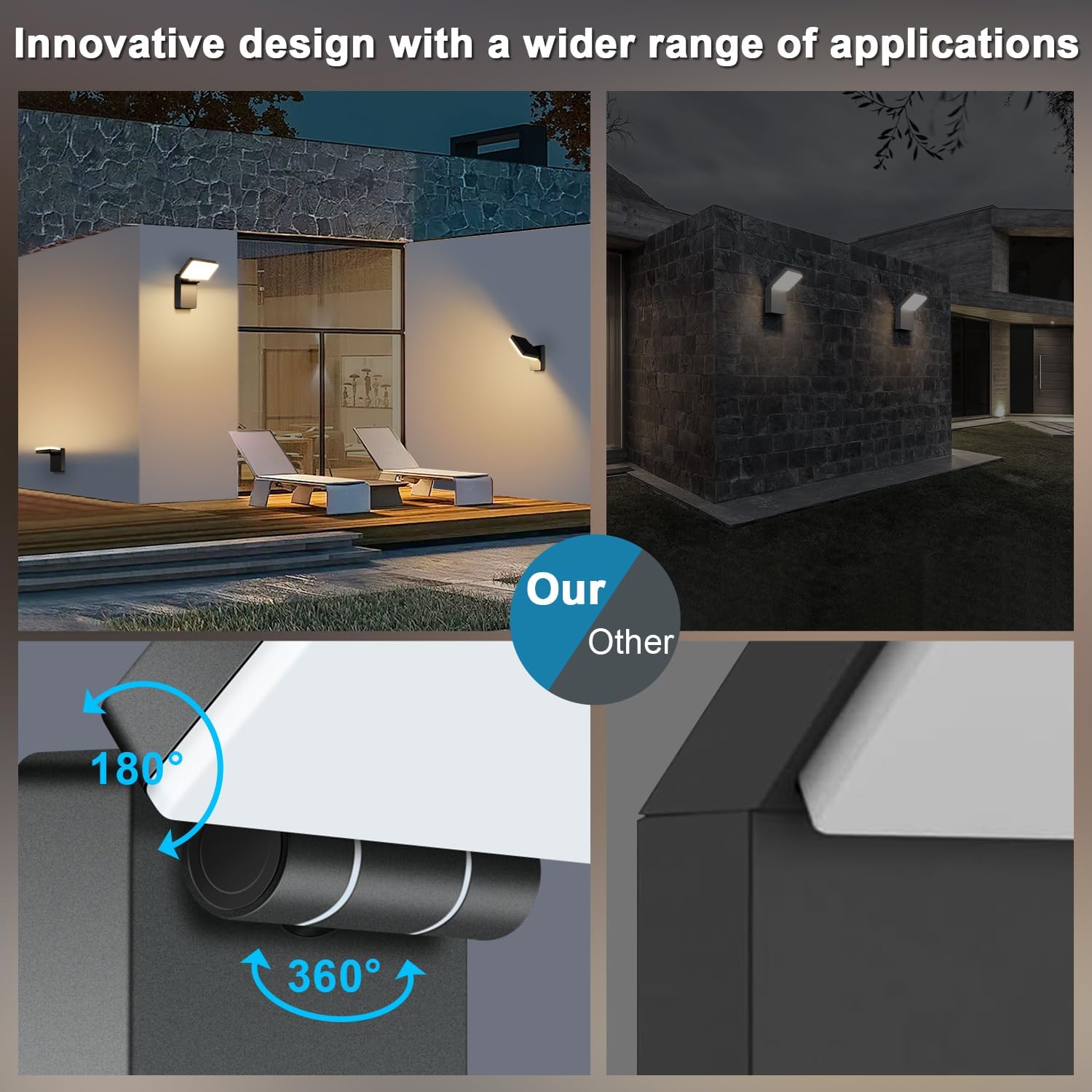 Kingwen Applique Murale 40W 3000K (2 Pezzi) - immagine 6