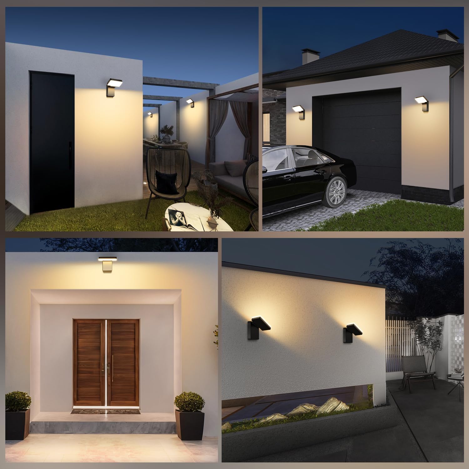 Kingwen Applique Murale 40W 3000K (2 Pezzi) - immagine 7