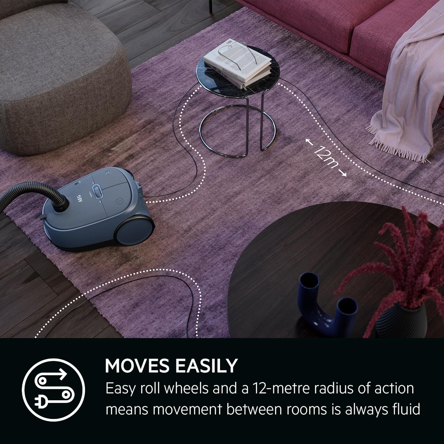 AEG AB61C2DB, Aspirapolvere, Blu - immagine 5