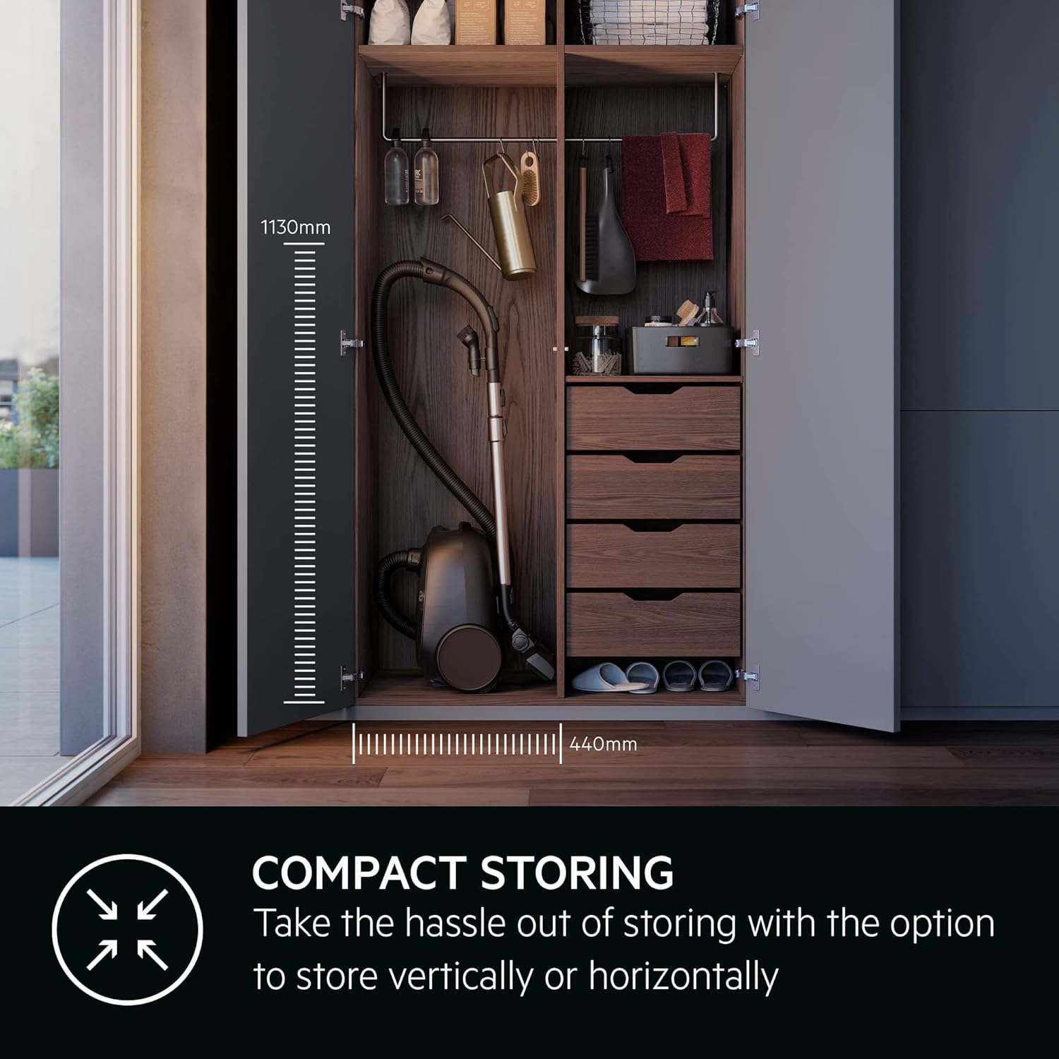 AEG AB61C2DB, Aspirapolvere, Blu - immagine 9