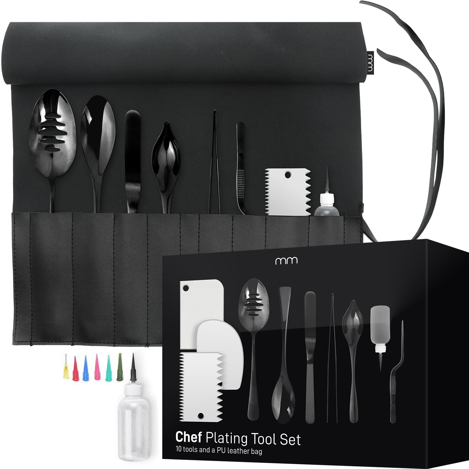 Mikamax Chef's Plating Tool Set - Kit 8 Pezzi