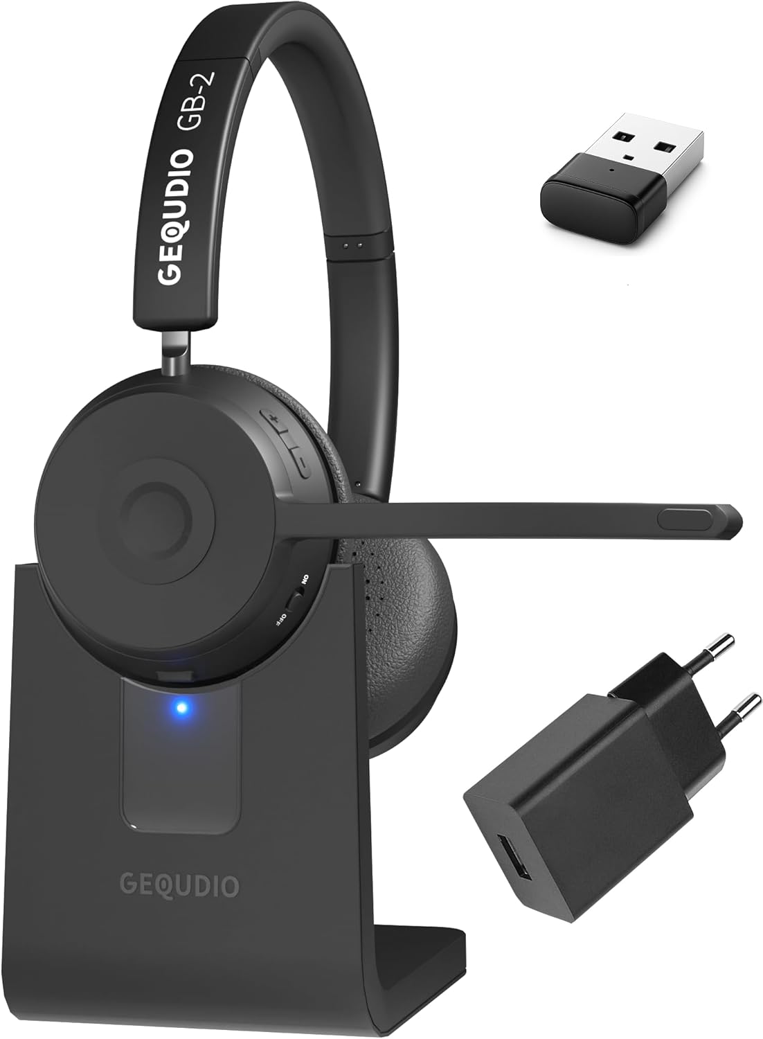 Gequdio GB-2 Cuffie Bluetooth con Microfono - immagine 1