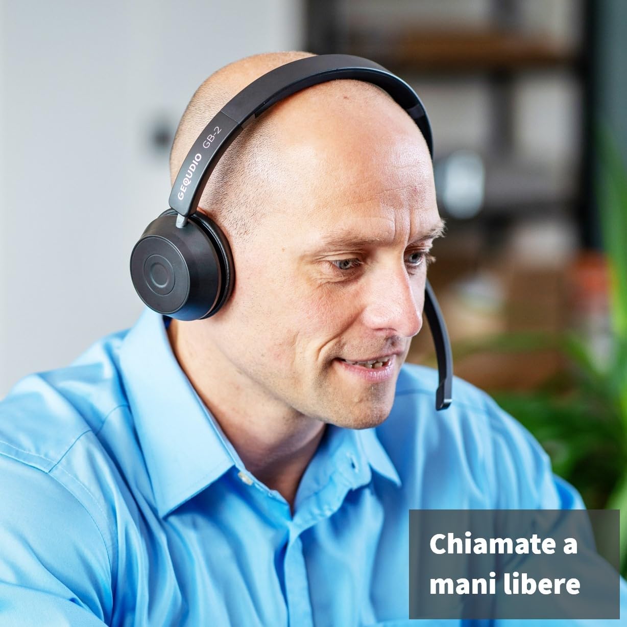 Gequdio GB-2 Cuffie Bluetooth con Microfono - immagine 2