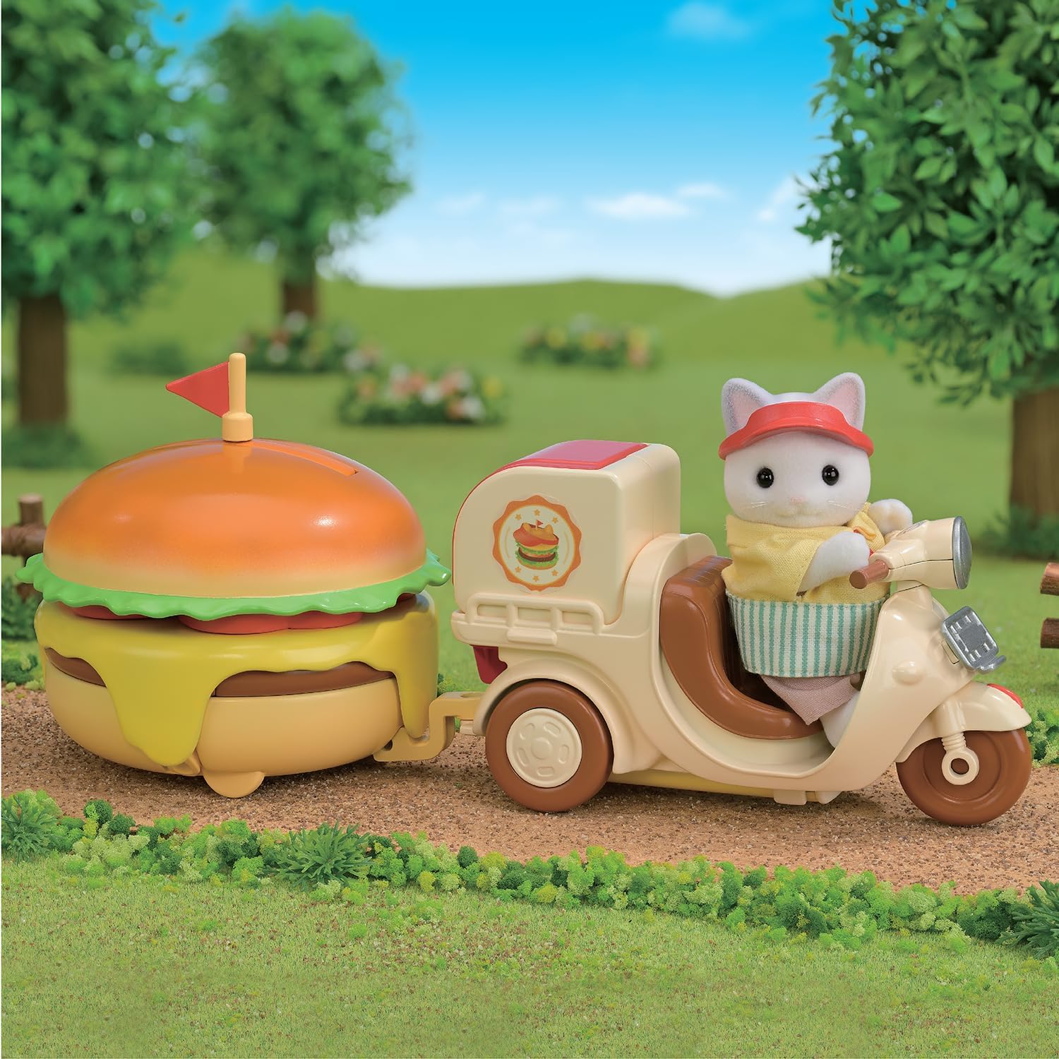 Figurine Sylvanian Families Le stand de hamburgers - immagine 6