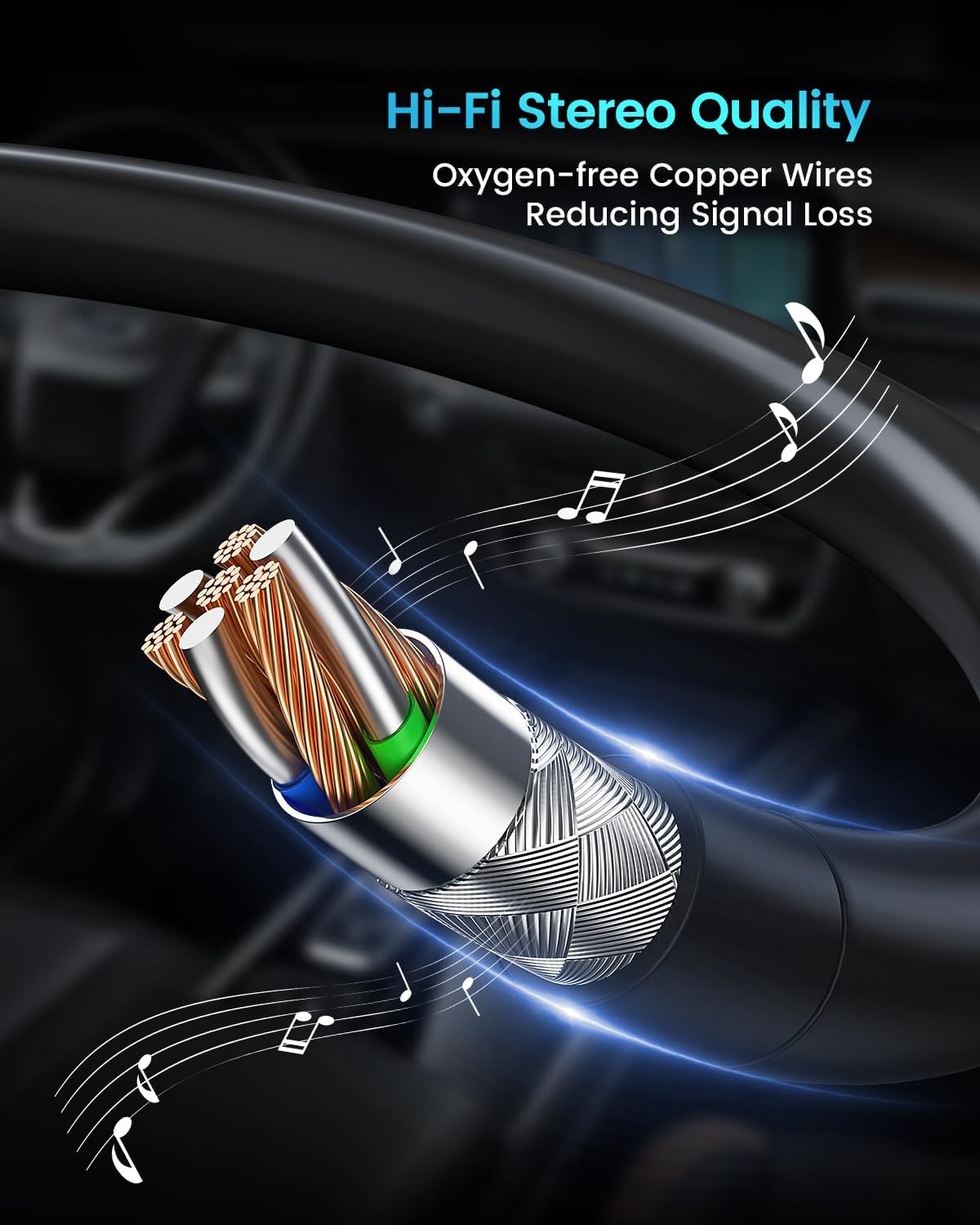 Andtobo Adattatore USB a Aux Audio 3.5mm - immagine 5