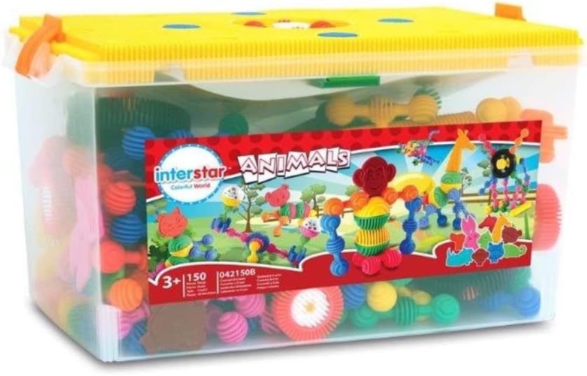 BSM Interstar - Baril Animali Gioco Costruzione 150 Pezzi - immagine 4