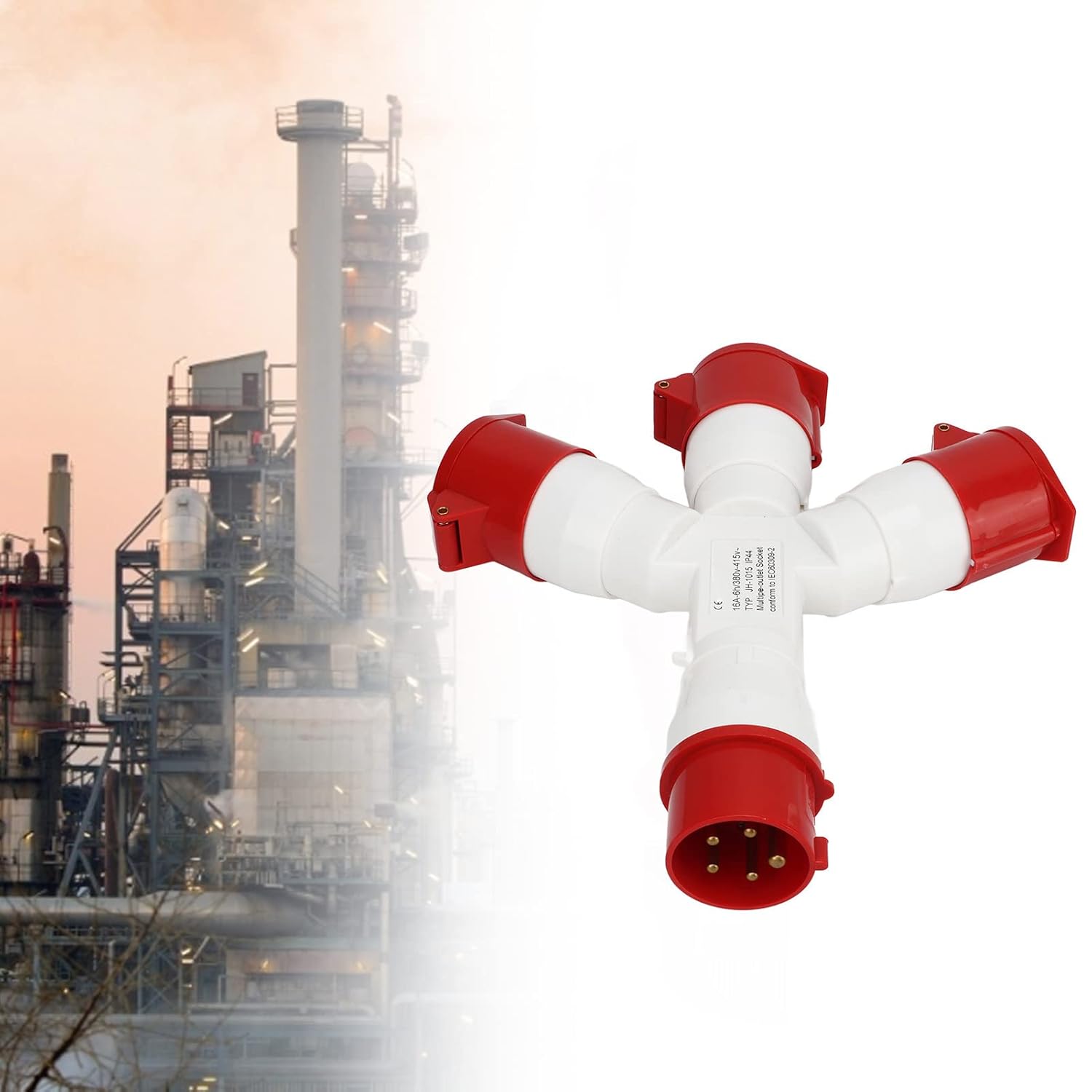 Spina Industriale 5 Pin 380-415V 16A - immagine 2