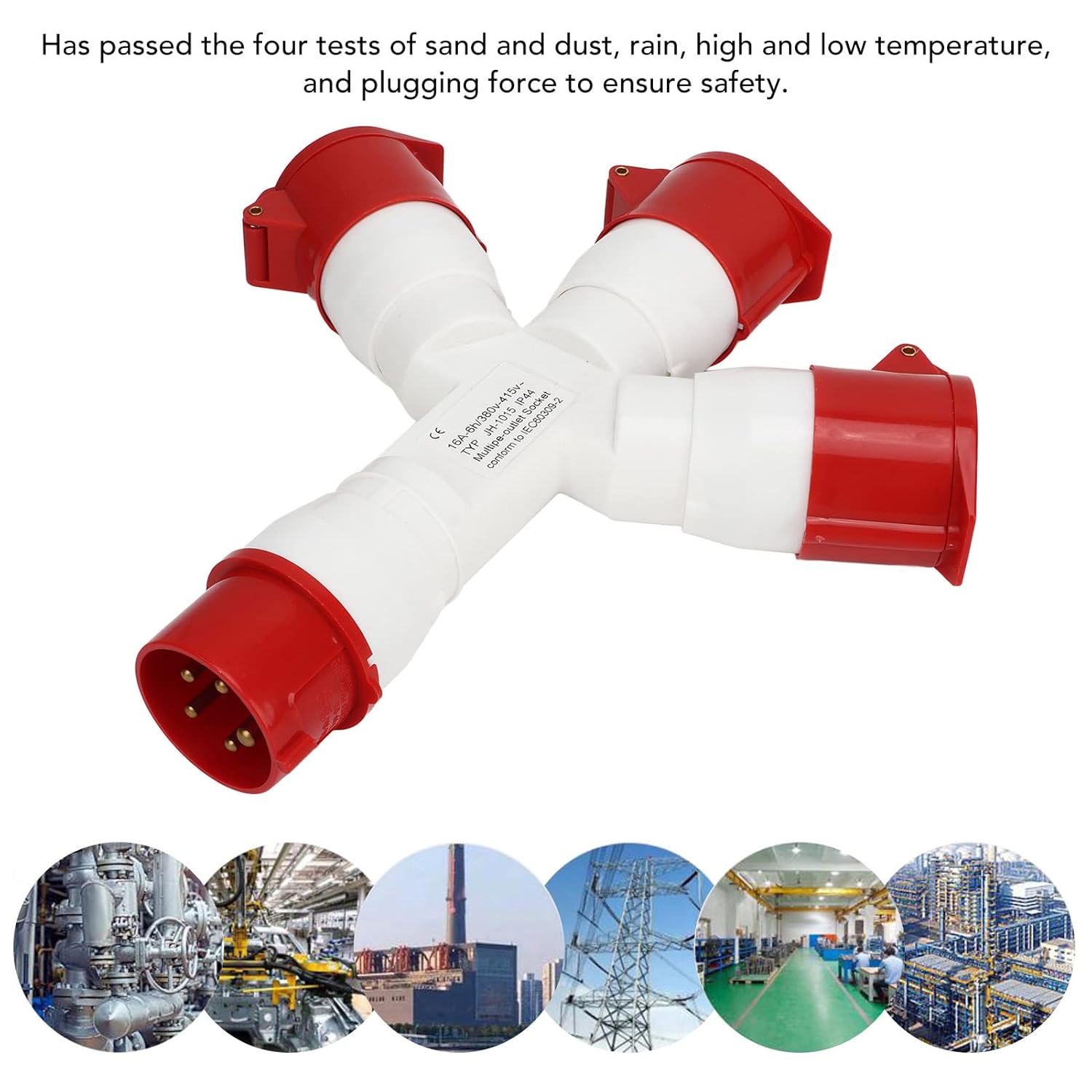 Spina Industriale 5 Pin 380-415V 16A - immagine 4