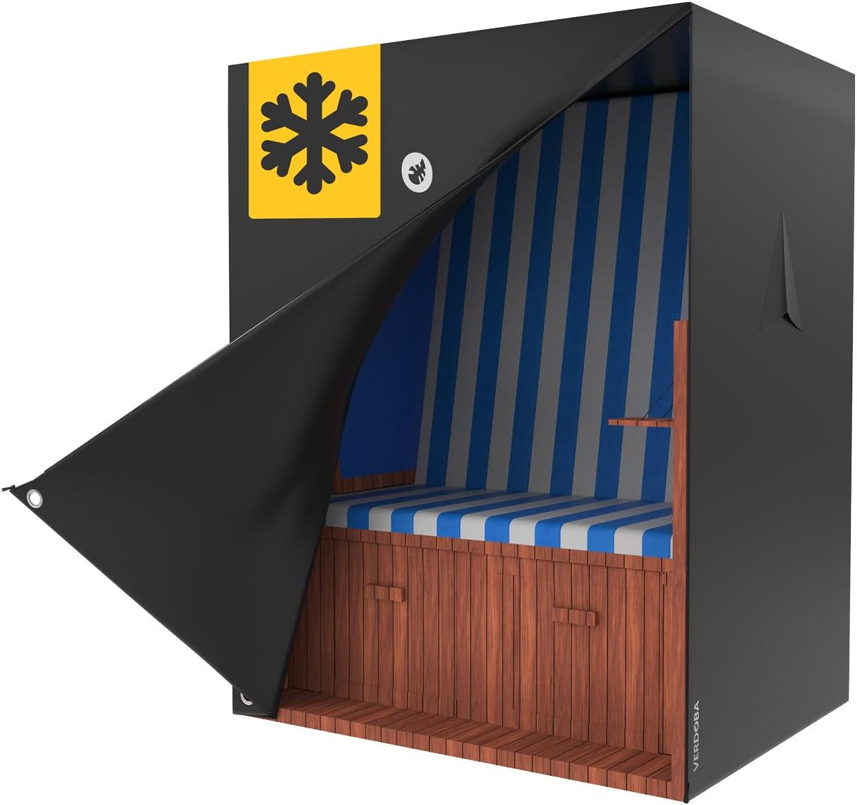 Verdoba Copertura Sedia da Spiaggia 100x155x160 cm