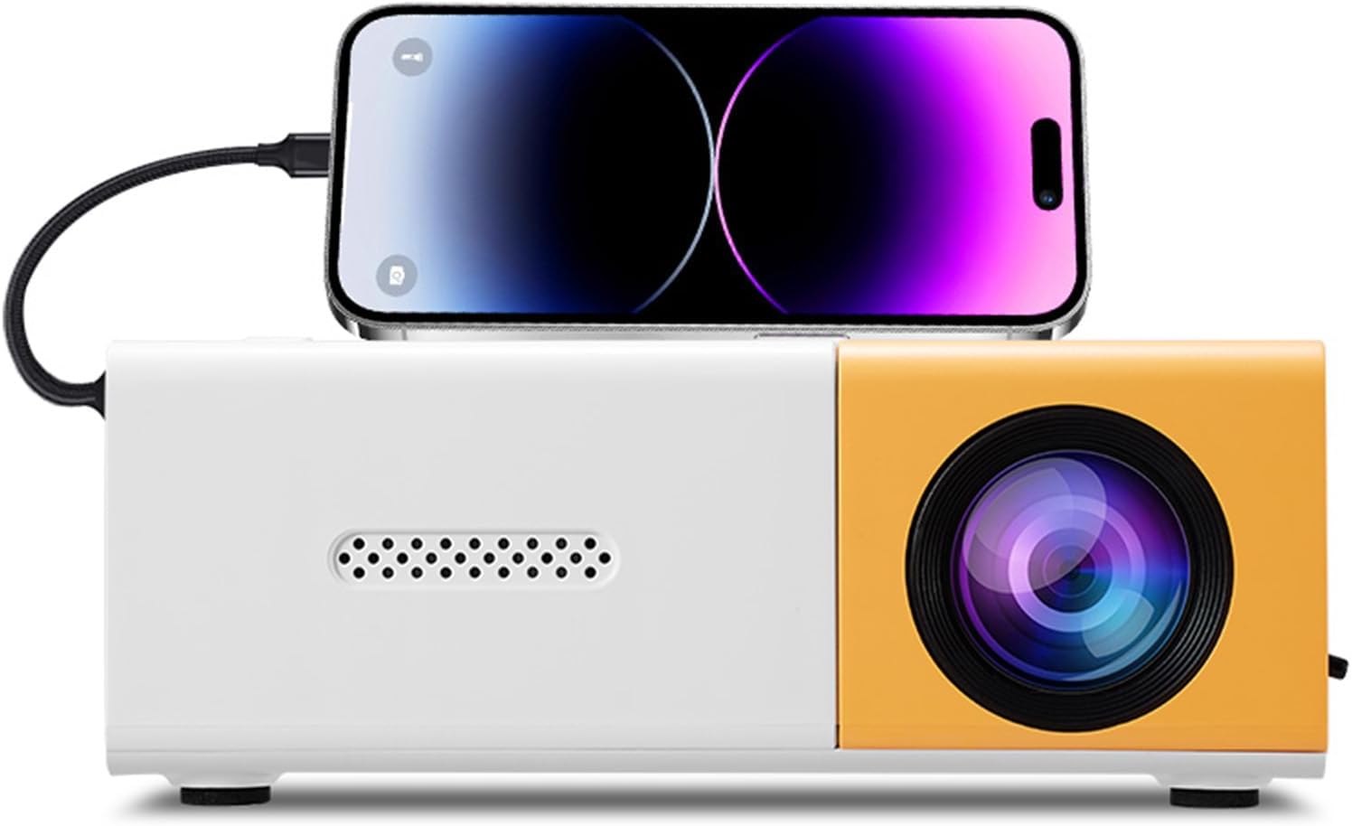 Mini Proiettore LED Full HD 1080p Portatile - immagine 1