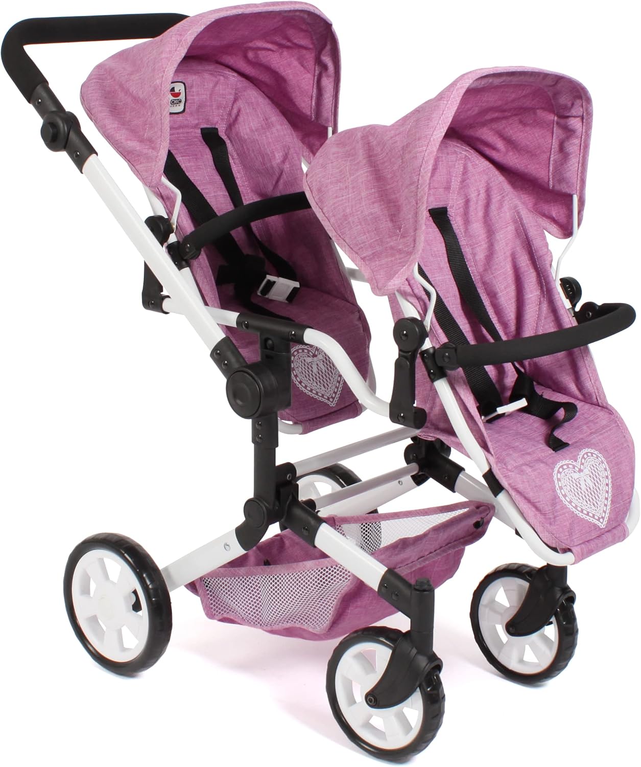 Bayer Chic 2000 - Passeggino Duo Linus Jeans Rosa - immagine 1