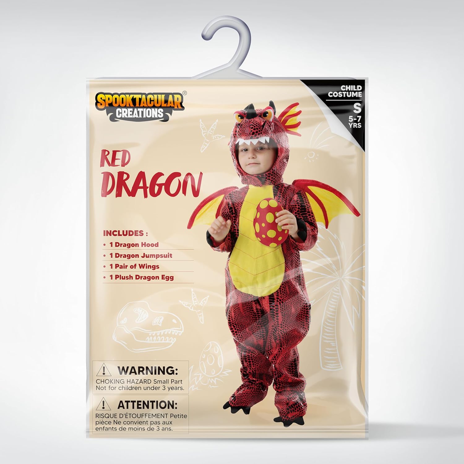 Spooktacular Creations Costume Bambino Drago Rosso - immagine 7