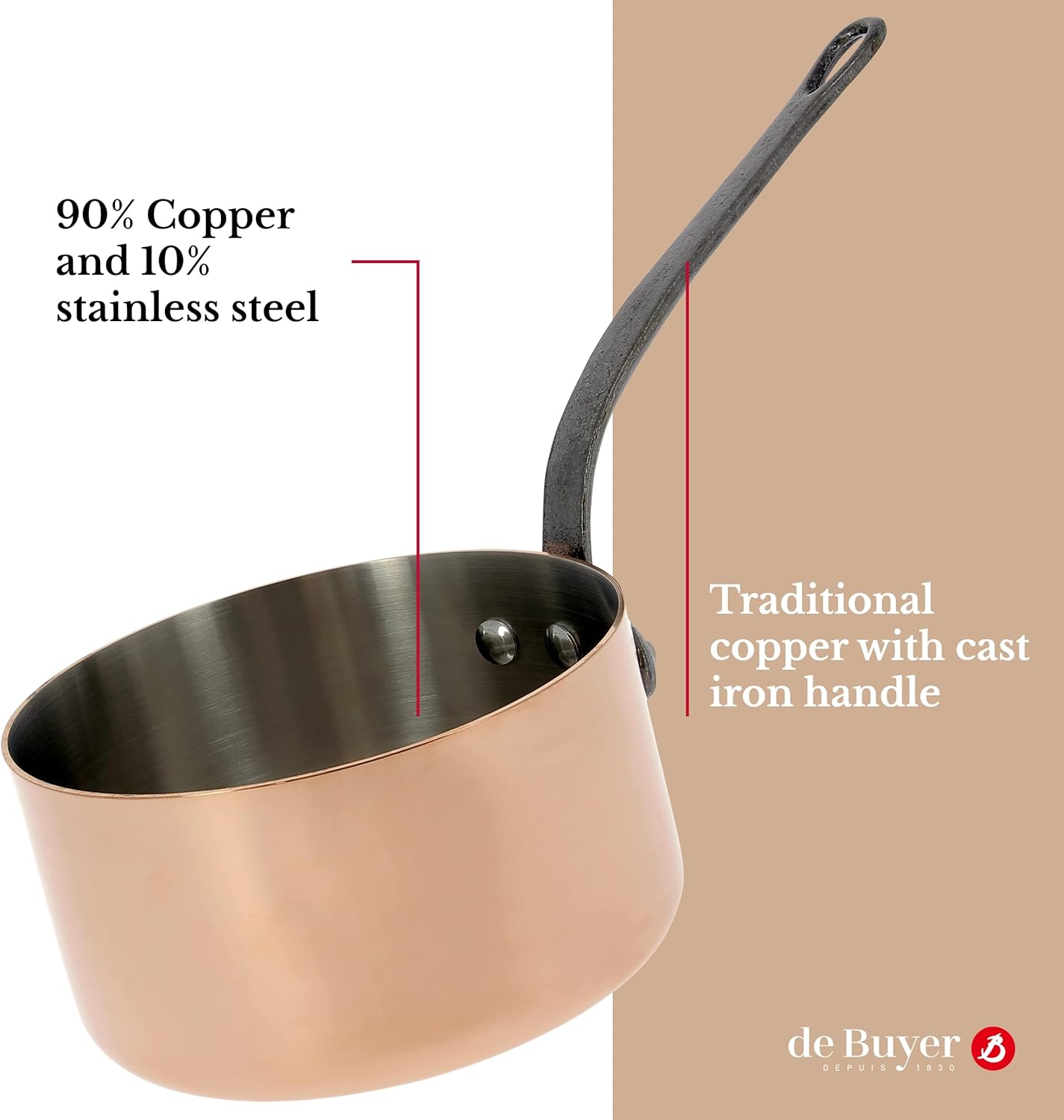 De Buyer - Pentolino ultra-resistente - immagine 2