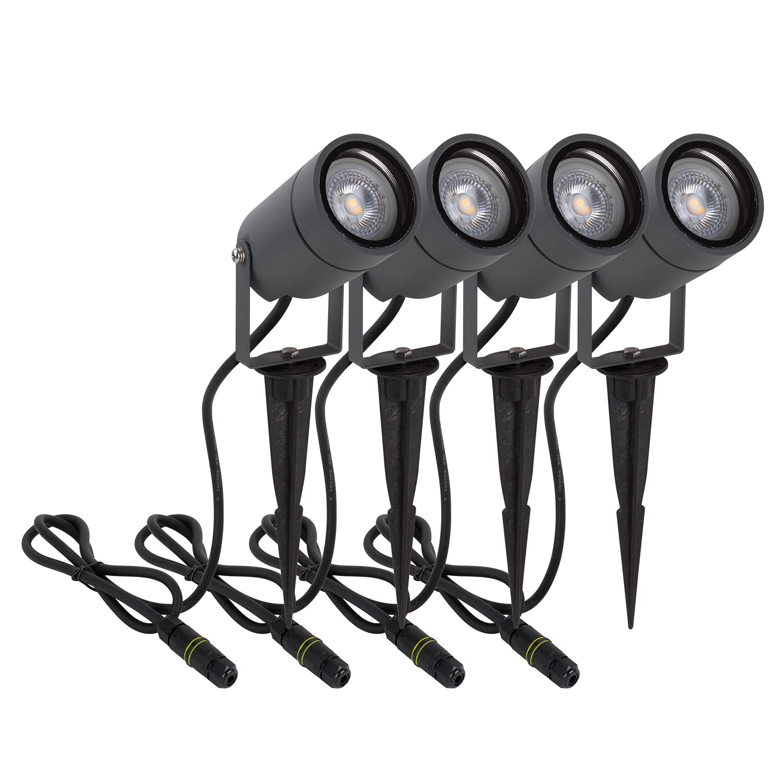 Dawalight 4 Faretti da Giardino GU10 LED 5W IP65