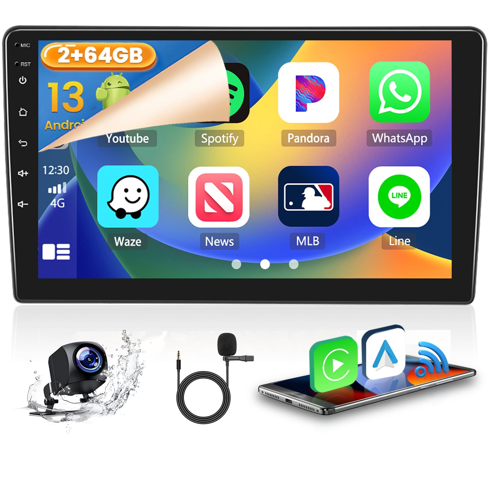 Hikity Android 13 Autoradio 9" per Opel Astra H/Zafira B