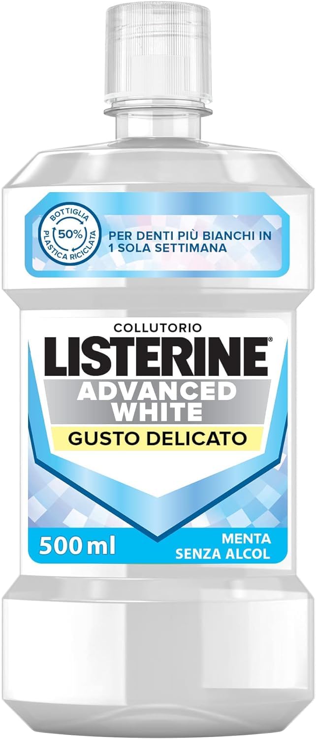LISTERINE Advance White, collutorio delicato, 500 ml