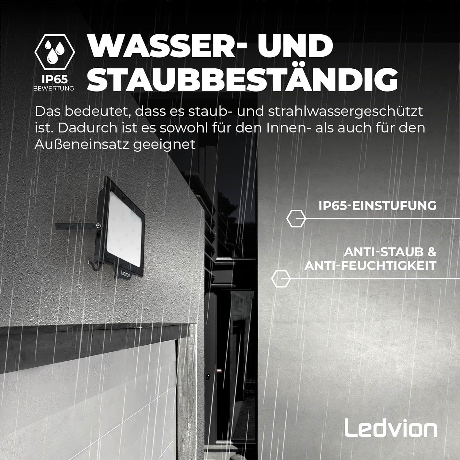 Ledvion - Proiettore LED 200W Osram 6000K - immagine 6