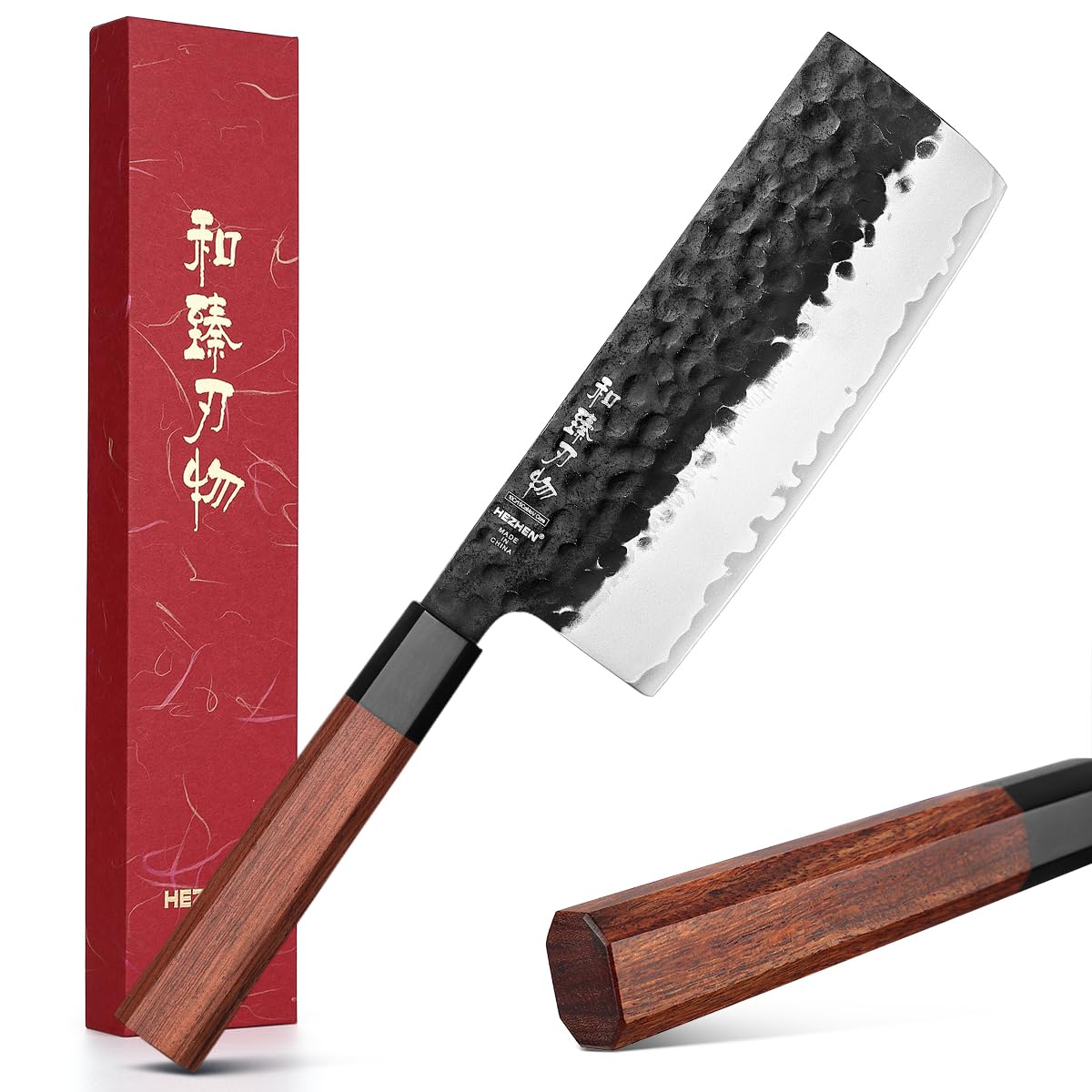 Hezhen Coltello Nakiri Stile Giapponese Multiuso