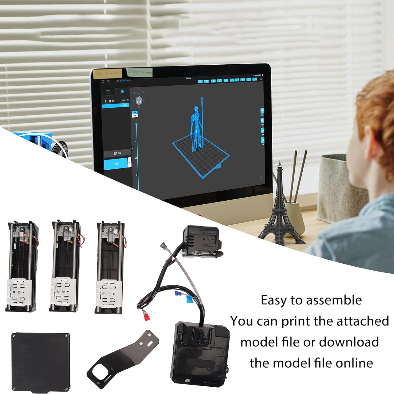 Vikye Mini Stampante 3D FDM per Principianti - immagine 3