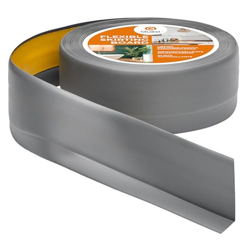 Quest Battiscopa Morbido Adesivo PVC 50x20mm Grigio 20m