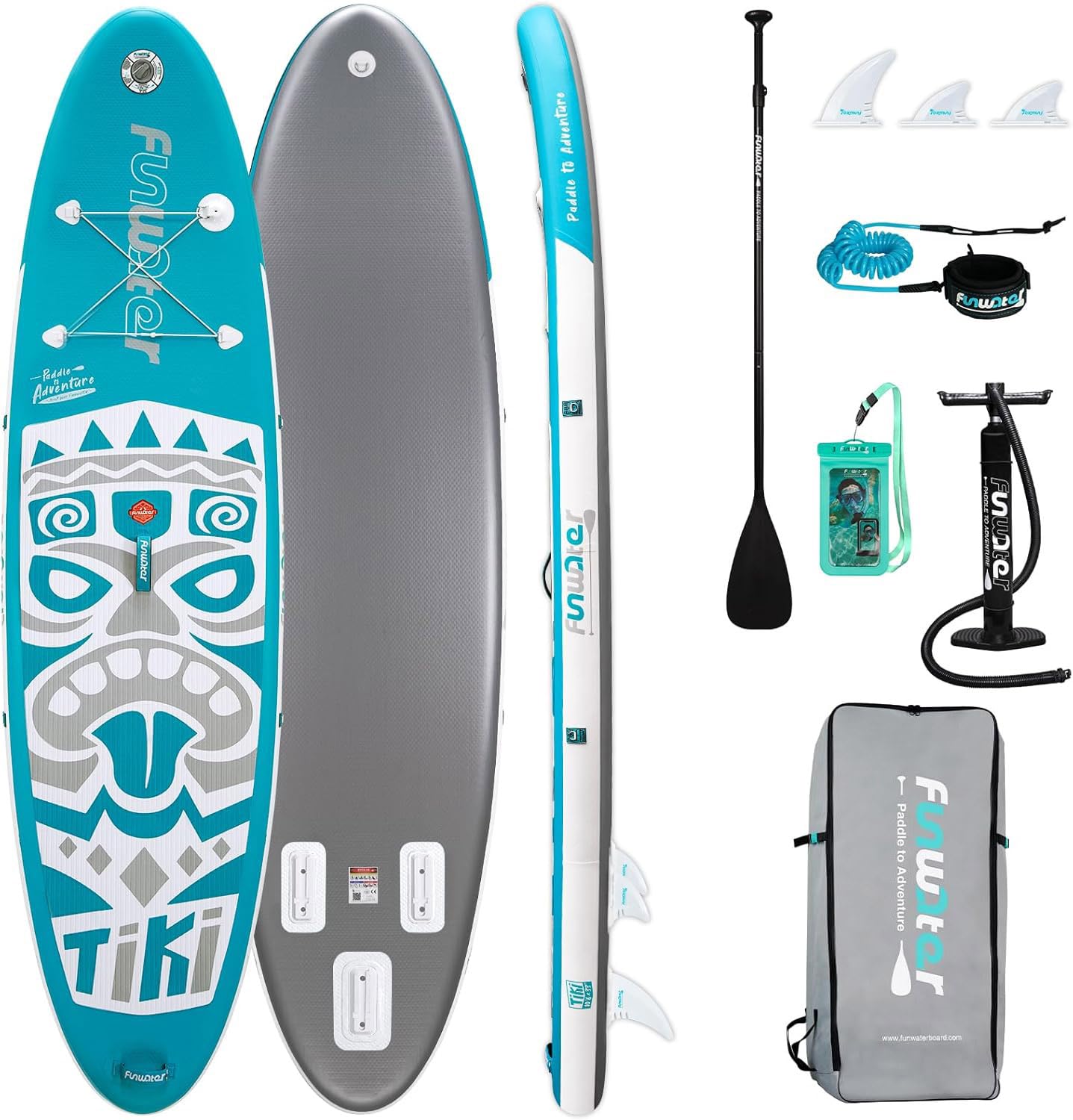 Funwater SUP Gonfiabile Adulti con Accessori