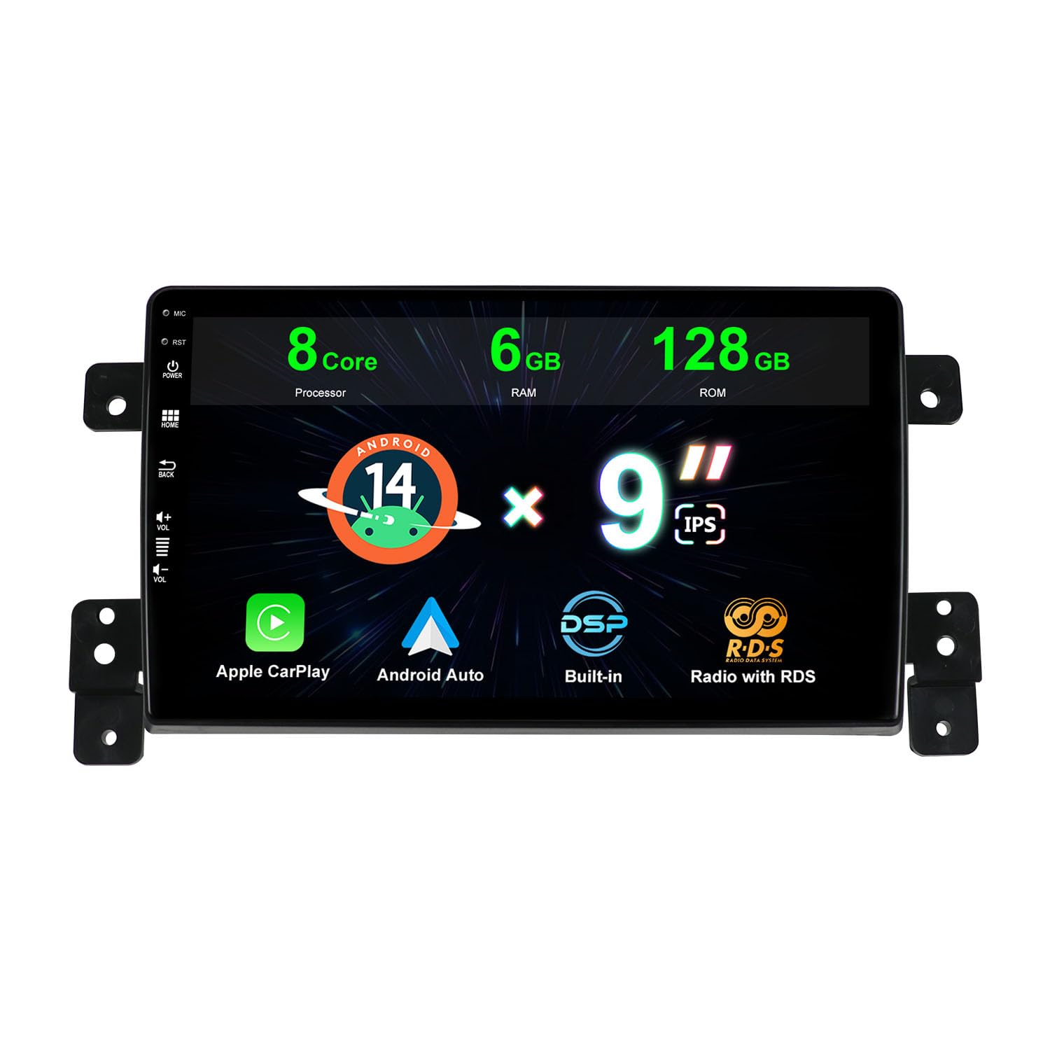Misonda Autoradio Android 2 Din per Suzuki Grand Vitara (2005-2015)