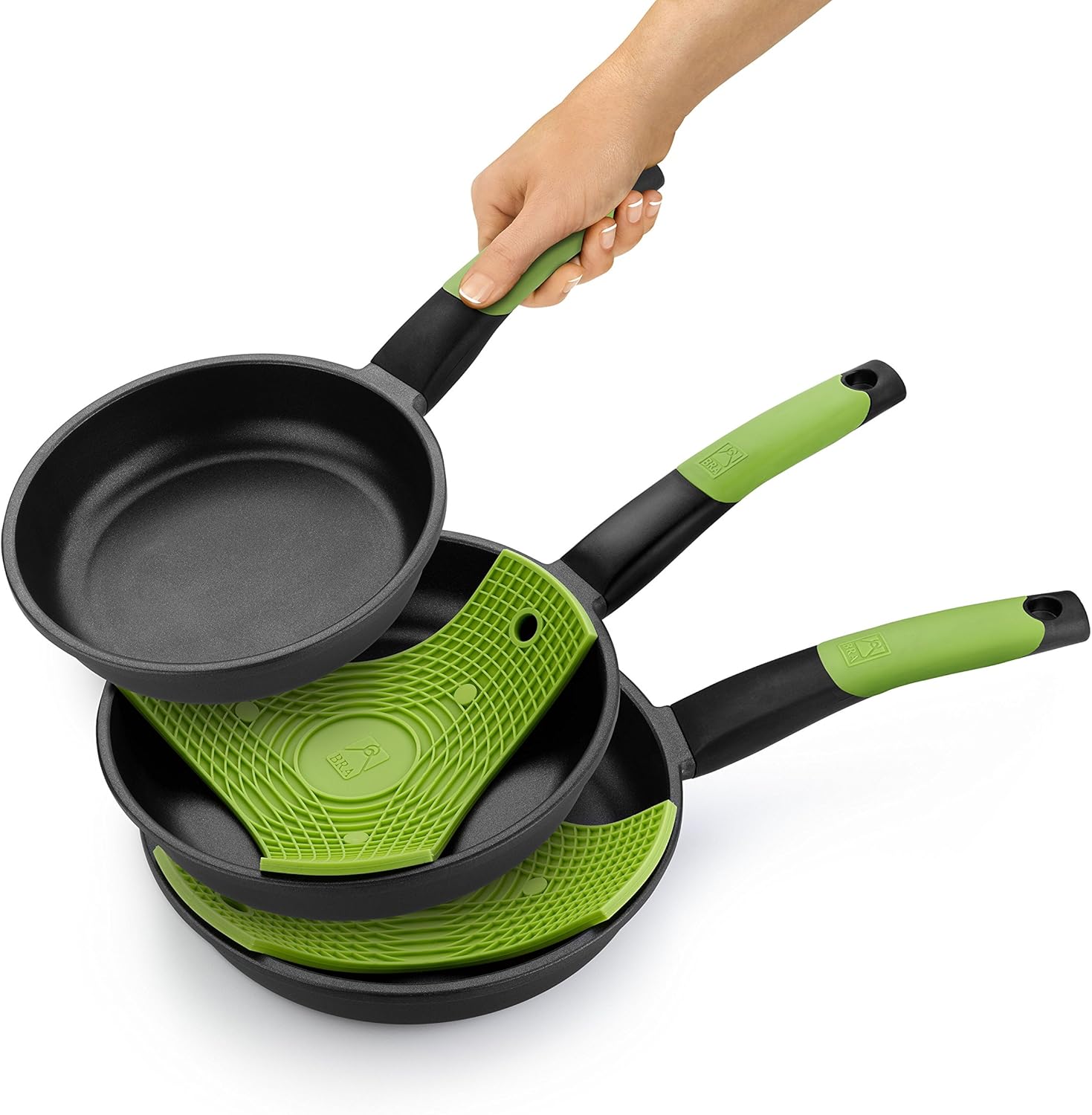 Bra Prior - Set 3 Padelle Alluminio Pressofuso 20-24-28 cm - immagine 1