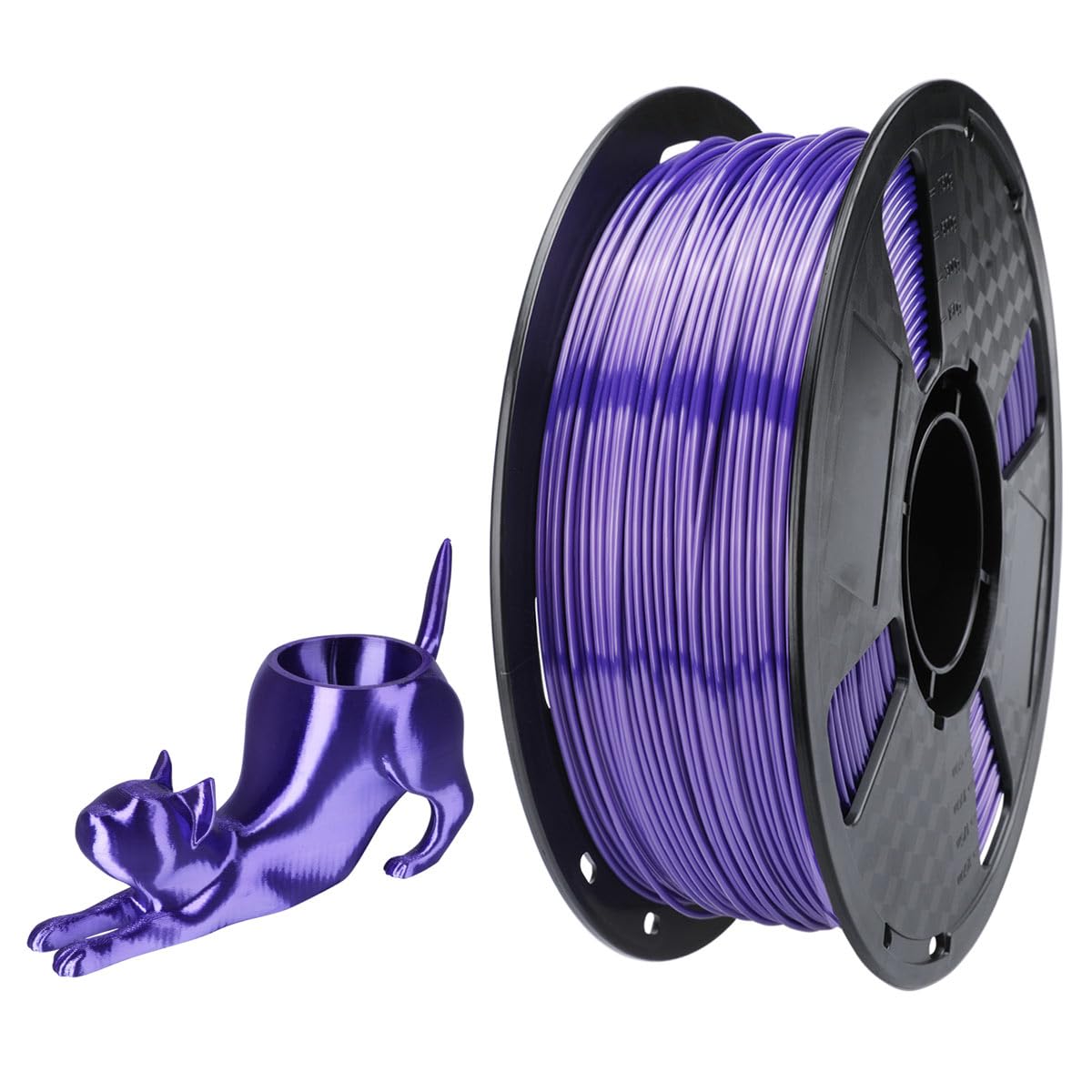 CC3D 57D Seta TPU Filamento Viola 1.75mm 1KG Materiali di Stampa 3D FDM Flessibile Stampante 3D Filamento 57D TPU Più Duro Di 98A
