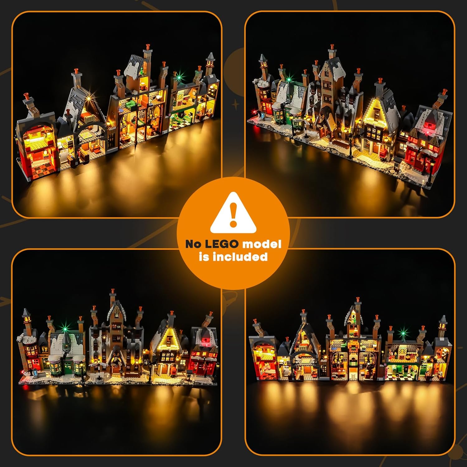 Lightailing Set Luci per Lego 76457 Villaggio Hogsmeade - immagine 2