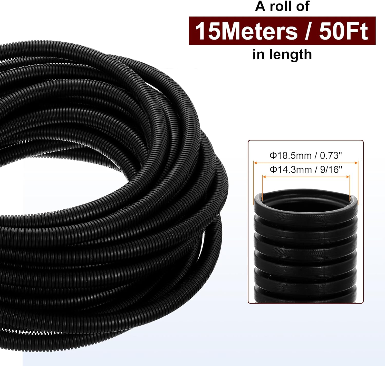 Quarkzman Guaina per Cavi Flessibile 15M - 14,3mm - immagine 2