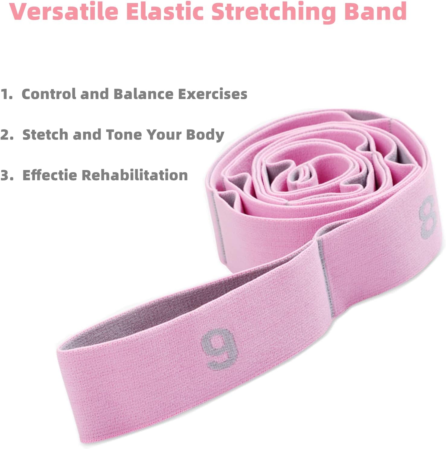 Elastico Fasce di Resistenza - Yoga Stretching Band - immagine 4