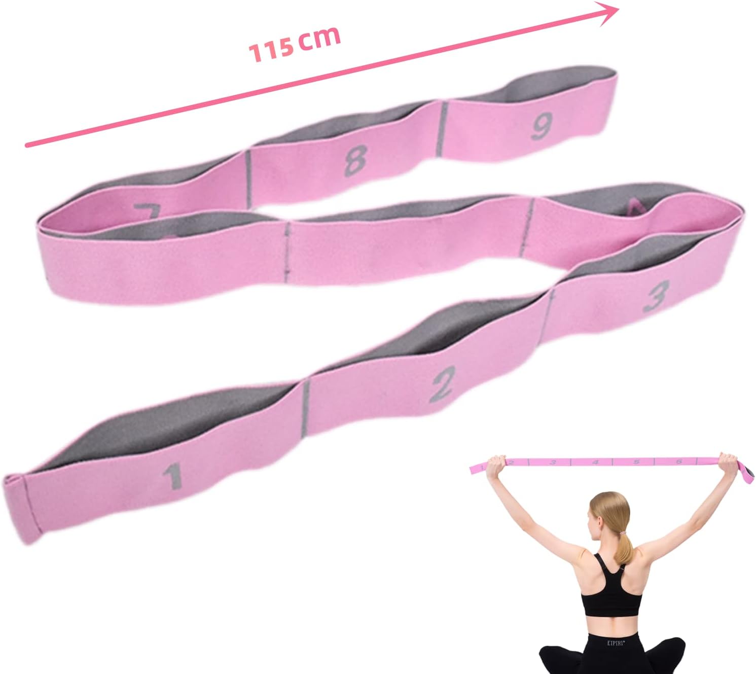 Elastico Fasce di Resistenza - Yoga Stretching Band - immagine 5