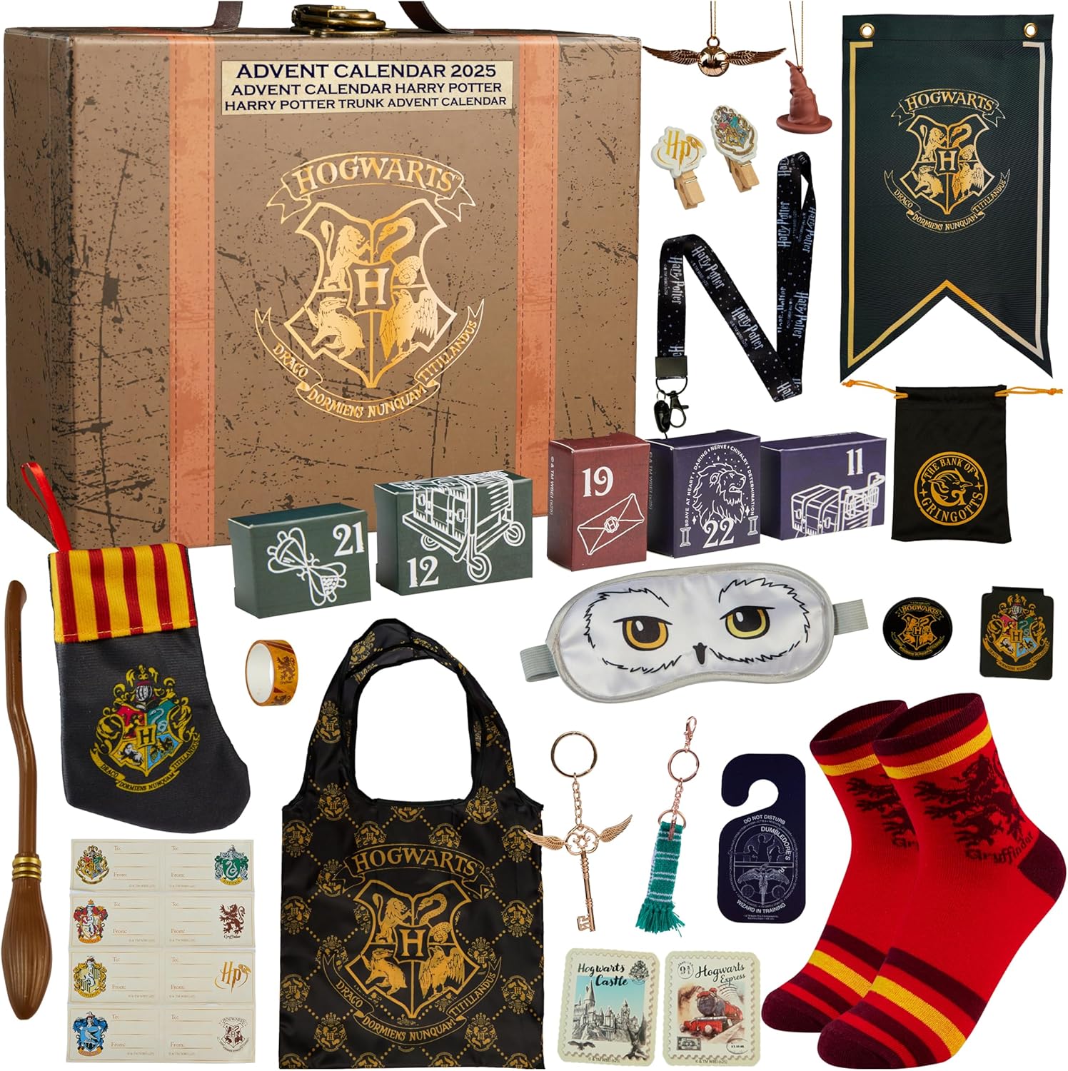 Harry Potter Calendario Avvento 2025 Hogwarts Cancelleria - immagine 1