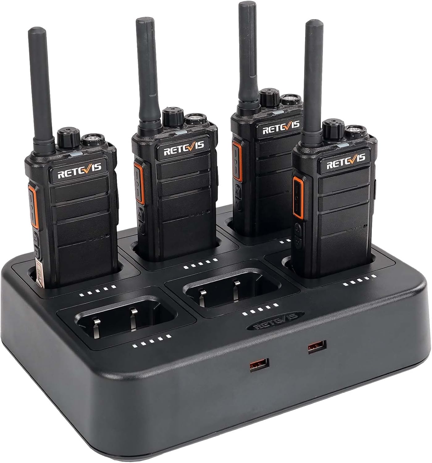 Retevis Walkie Talkie RB626 RB637 - Caricatore a 6 Vie - immagine 7