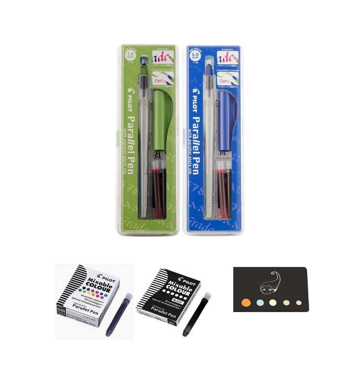 Blumie Shop - Set 2 Penne Parallele 3.8mm + 6.0mm