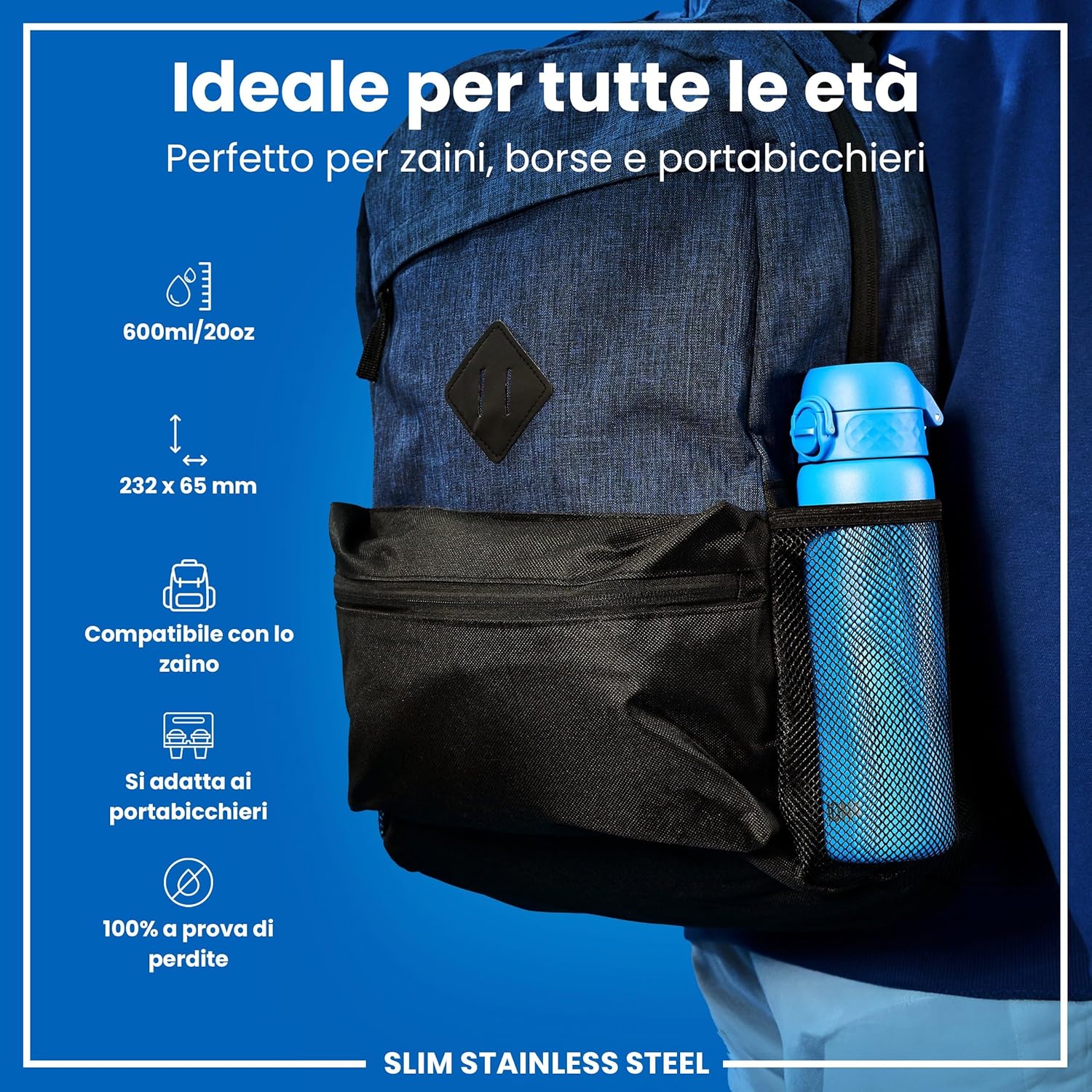 Ion8 Borraccia a Prova di Perdite - immagine 2