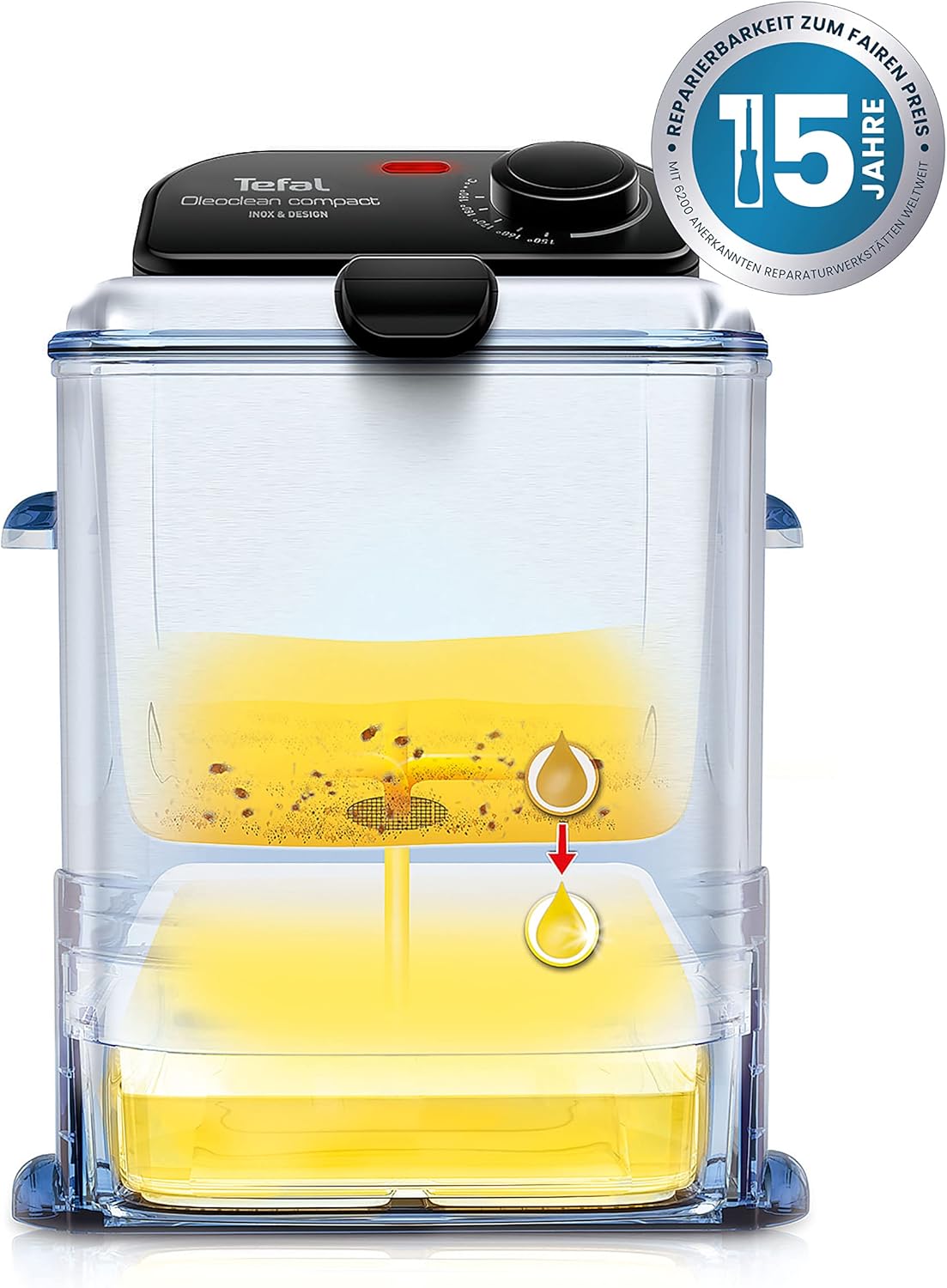 Tefal Fryer Oleoclean Compact 2L (FR701616) - immagine 2