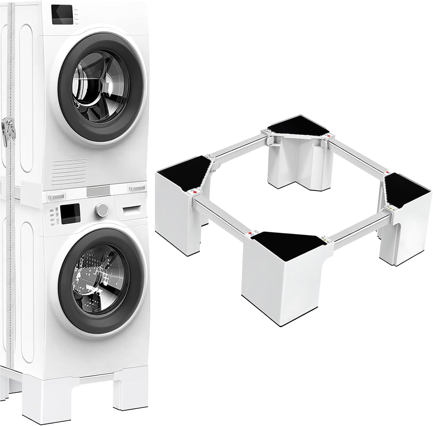 NIUXX Base Regolabile per Frigorifero, Altezza 16.1 cm - immagine 1