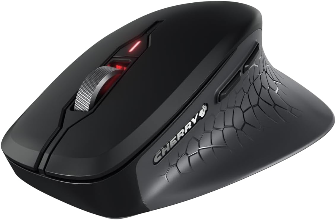 Cherry STREAM MOUSE COMFORT - Mouse Ergonomico Wireless, Nero - immagine 4