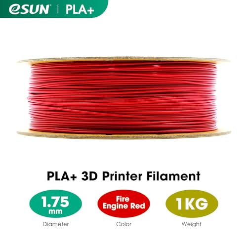 Esun Filamento PLA+ 1.75mm per Stampante 3D, Rosso Fuoco - immagine 1