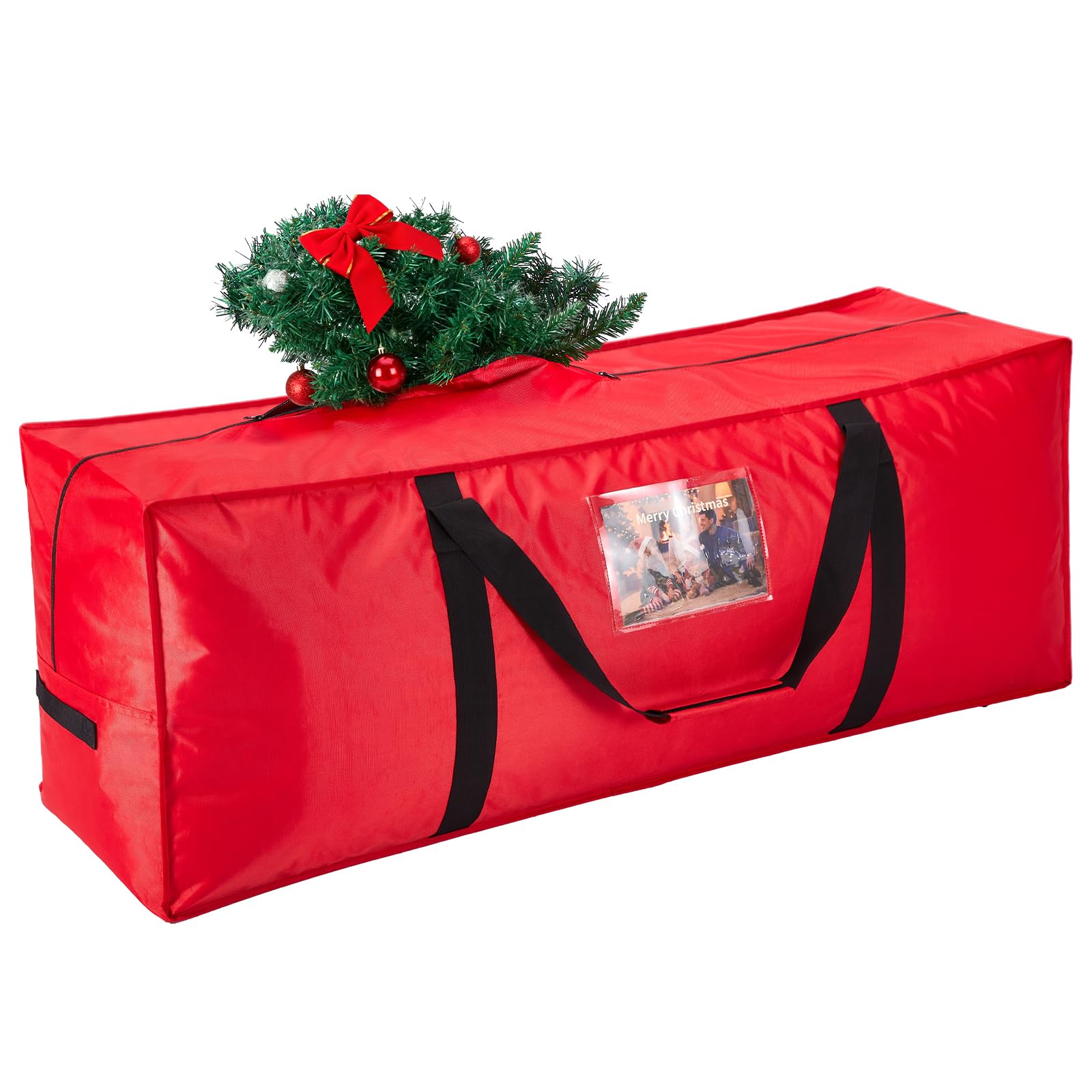 Ousfot Porta Albero di Natale 1680D Oxford, Rosso