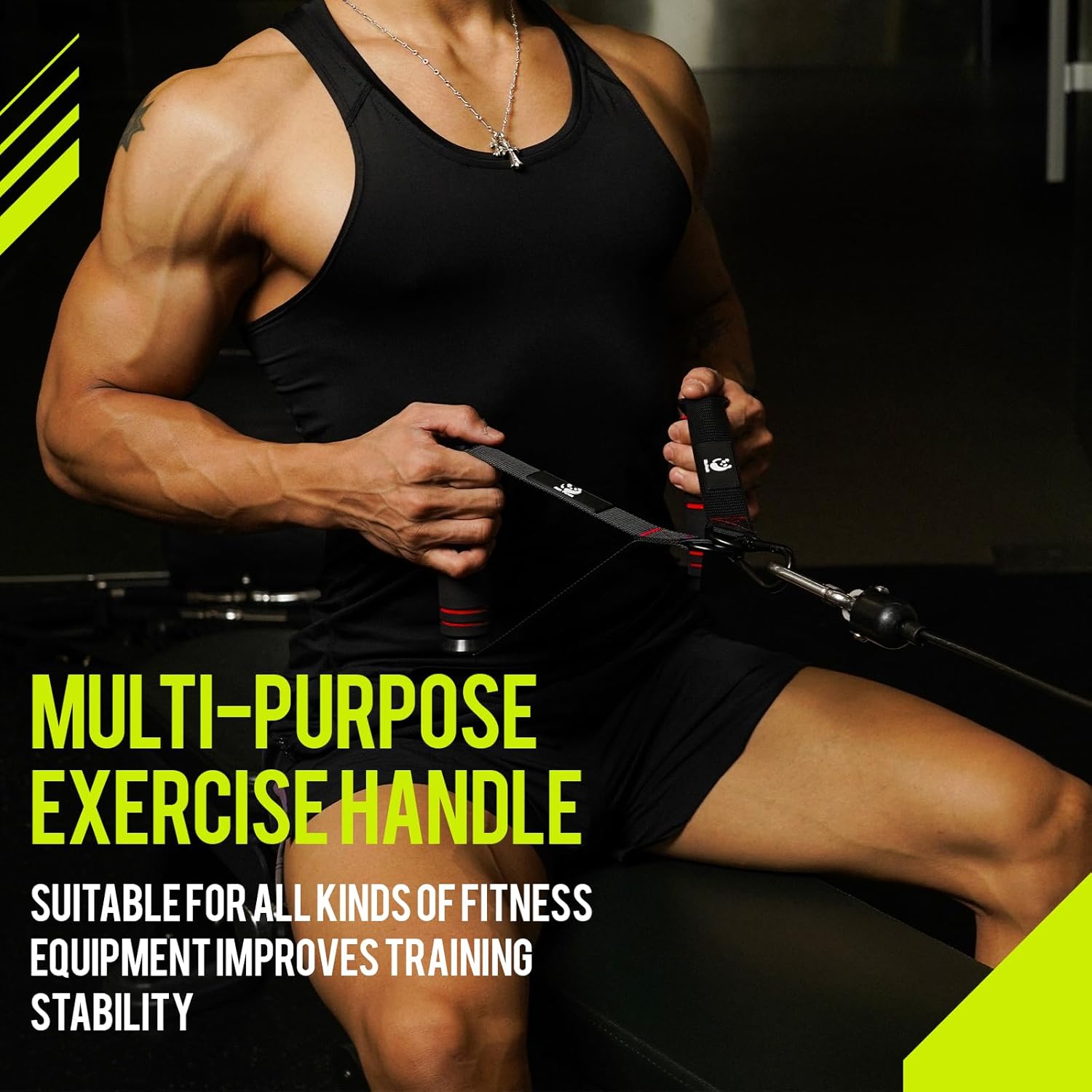 Slim Panda Maniglie Palestra 2 Pezzi con D Impugnature - immagine 5