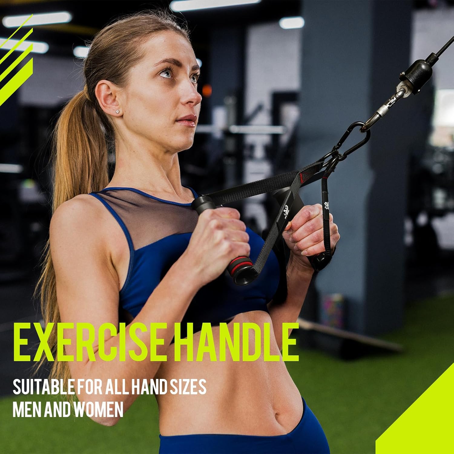 Slim Panda Maniglie Palestra 2 Pezzi con D Impugnature - immagine 7