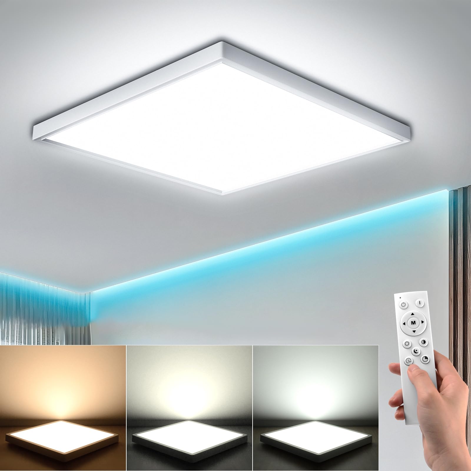 Easy Eagle Plafoniera LED Dimmerabile con Telecomando