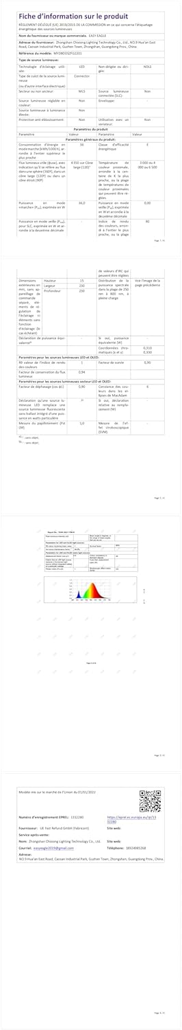 Easy Eagle Plafoniera LED Dimmerabile con Telecomando - immagine 12