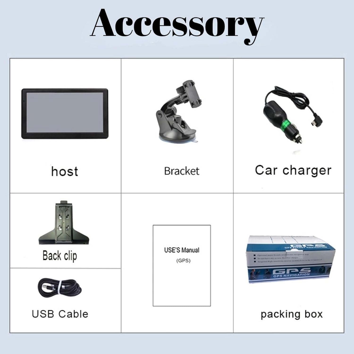 Navigatore Satellitare 2025 con Mappa Europa UK, 7" - immagine 7