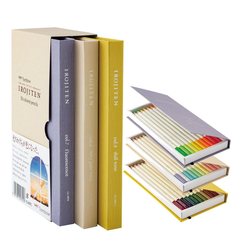 Tombow Irojiten CI-RTC-30C Matite colorate, confezione da 30