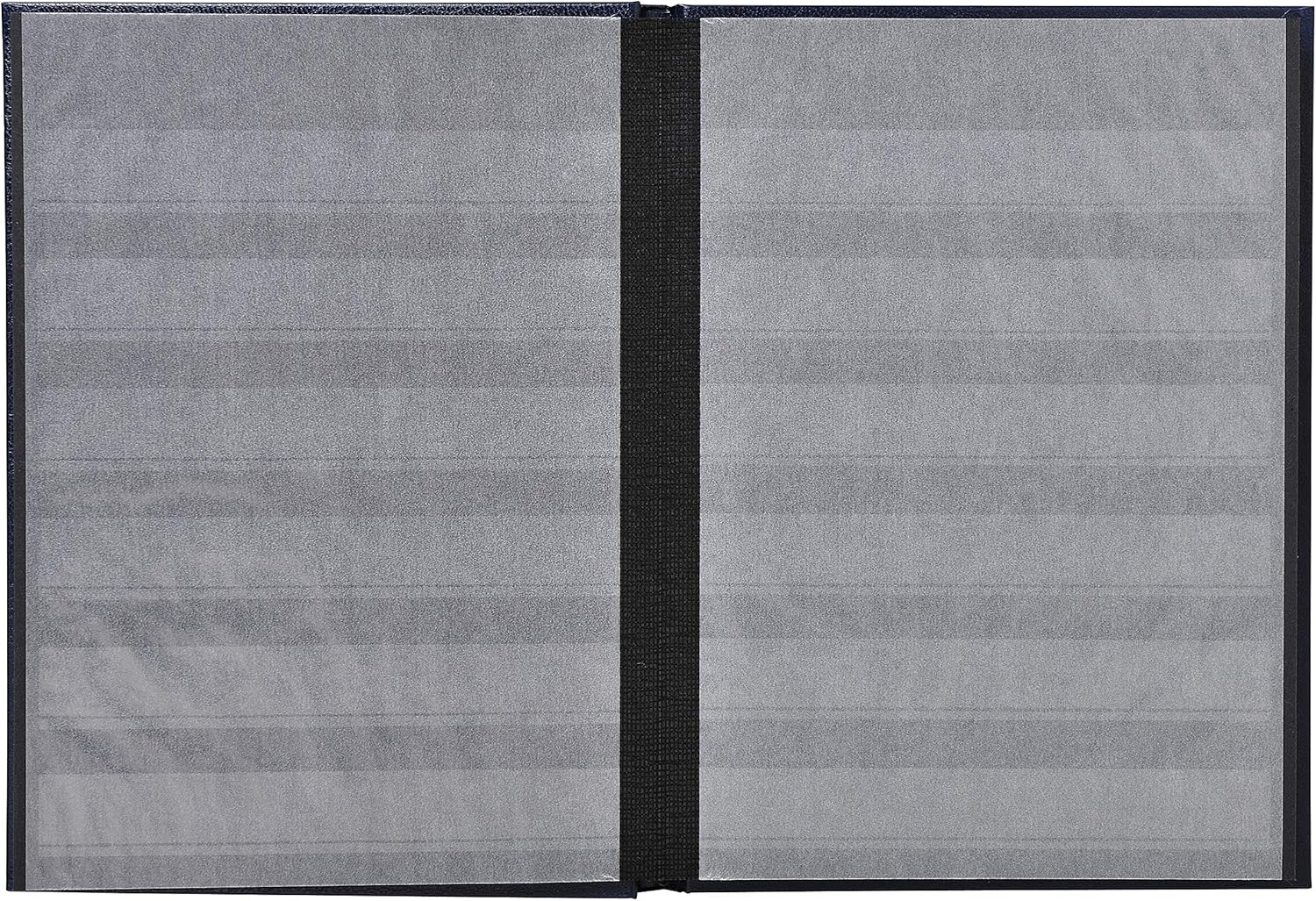 Exacompta Album per Francobolli 32 Pagine Nere, Nero - immagine 6